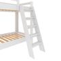 Imagem de Beliche Solteiro Adulto com Escada Frontal Star Light Casatema Branco Perfect Wood