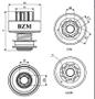 Imagem de Bendix Impulsor de Partida BZM 0034 Case, Massey Ferguson, Mercedes-Benz