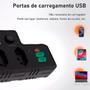 Imagem de Benjamim Adaptador Universal Tomada Usb Tipo C Filtro Linha