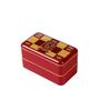 Imagem de Bento box com talheres e 2 divisórias miniso harry potter gryffindor 1000 ml.