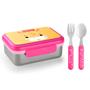 Imagem de Bento Box E Talheres Hot & Cold Rosa - Fisher Price