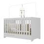 Imagem de Berço 3 em 1 para Colchão 60x130cm com 3 ANOS de Garantia Pipoca Multimóveis BB0527