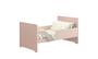 Imagem de Berço Americano Evolution 4 em 1 Rosa Acetinado com Colchão Mini - Reller