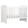 Imagem de Berço Americano Mini Cama e Cômoda Mel Flat Branco Brilho com Colchão Ortobom - Carolina