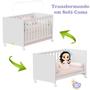 Imagem de Berço Americano Multifuncional 3x1 Bebê Mini Cama Quarto Bebê Nenê Nenem Criança Menino Menina Chiqueirinho Crianças Madeira Grande proteção