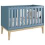Imagem de Berço Americano New Classic Azul Madeira Natural  Reller