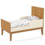 Imagem de Berço Americano Unique Freijó Off White Eco Wood com Colchão Ortobom - Matic