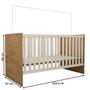 Imagem de Berço Baby 100% Mdf com Mosquiteiro Branco/Madeirado Ypê - Panorama Móveis