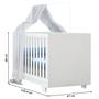 Imagem de Berço Cama Life 100% Mdf com Colchão Branco - Tigus Baby