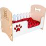 Imagem de Berço cama pet de luxo para cachorro cães de porte médio