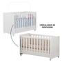 Imagem de Berço Com Colchão Baby Luxo Celiflex 130 x 70 cm Branco Encanto Peternella