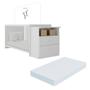 Imagem de Berço Cômoda com Colchão Incluso Meu Bebê Multimóveis FG4013 Branco