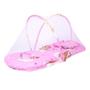 Imagem de Berco de bebe portatil mosquiteiro infantil tenda colchonete cercadinho cama dobravel menina rosa