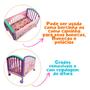 Berço De Brinquedo Infantil Rosa Meu Soninho da Monte Líbano - casa de boneca grande menina Imagem de Berço De Brinquedo Infantil Rosa Meu Soninho da Monte Líbano