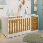 Imagem de Berco e comoda de bebe com colchao portatil americano  3 em 1 moises Mini cama Baby Infantil Quarto Móveis Montessoriana Multifuncional Moisés 