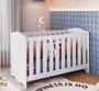 Imagem de Berço Infantil com Colchão Vira Cama ou Sofazinho ENC011 Linha Encanto Completa Móveis