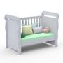 Imagem de Berço Infantil Mini Cama Mirelli Branco Brilho Carolina Baby