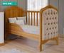 Imagem de Berço Mini Cama 100 % MDF Com Capitone Harmonia Permobili Nature/Bege 