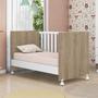Imagem de Berço Mini Cama 2 Em 1 (Americano) Quarto Infantil Bebê C/ Colchão 4 Rodinhas/Rodízios Doce Sonho 1344