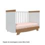 Imagem de Berço Mini Cama 3 em 1 Americano 100% MDF Kakau Retrô Branco/Carvalho