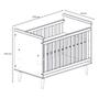 Berço Mini Cama 3 em 1 Retrô Wood Rosê 100% MDF - Mobili Imagem de Berço Mini Cama 3 em 1 Retrô Wood Rosê 100% MDF