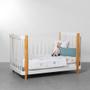 Imagem de Berço Mini Cama Curvo Cami - Branco e Amêndoa