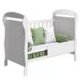 Berço Mini Cama Danny Branco Fosco com Colchão D18 de 10cm Bege - Reller Móveis Imagem de Berço Mini Cama Danny Branco Fosco com Colchão D18 de 10cm Bege - Reller Móveis