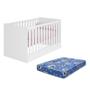 Imagem de Berço Mini Cama Doce Sonho Branco com Colchão Baby Physical - Qmovi