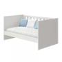 Imagem de Berço Mini Cama Katatau Flex Branco Brilho com Colchão D18 de 10cm - Reller Móveis