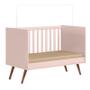 Imagem de Berço Mini Cama Q Encanto Retro Rosa - Qmovi