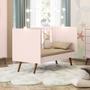 Imagem de Berço Mini Cama Q Encanto Retro Rosa - Qmovi