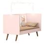 Imagem de Berço Mini Cama Q Encanto Retro Rosa - Qmovi
