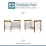 Imagem de Berço Mini Cama Slim Branco Com Ipê 100 Mdf Tigus Baby