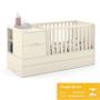 Imagem de Berço Multifuncional Formare com Cama Auxiliar e Colchão Baby Physical - Matic Móveis