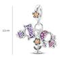 Imagem de Berloque Charms Charms Filhas Meninas Irmãs Flor Prata 925