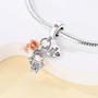 Imagem de Berloque Charms Pingente Menina Flor Soul Sister Prata 925