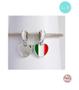 Imagem de Berloque I LOVE ITALIA em Prata S925 para pulseiras modelo Pandora ou Vivara