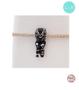 Imagem de Berloque PANTERA NEGRA em Prata S925 para pulseiras modelo Pandora ou Vivara