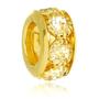 Imagem de Berloque Separador Strass Com Strass Cristal Banhado a Ouro 18k