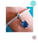 Imagem de Berloque TARTARUGUINHA AZUL em Prata S925 para pulseiras modelo Pandora ou Vivara