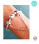 Imagem de Berloque TRAVA REDONDO COM BORRACHINHA em Prata S925 para pulseiras modelo Pandora ou Vivara