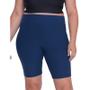 Imagem de Bermuda Academia Plus Size Cotton Azul Marinho