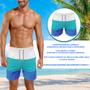 Imagem de Bermuda Água Masculina Praia kit 3 Bermudas Tactel Canal Surf