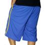 Imagem de Bermuda Basquete Plus Size M10 Faixa Azul