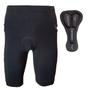 Imagem de Bermuda Bike Shorts Masculina Forro acolchoada de Espuma Ciclista Ciclismo Mtb, Dois Bolsos Laterais