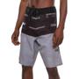 Imagem de Bermuda Boardshort Masculina Onbongo Brand Preta Cinza D986A