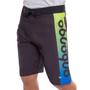 Imagem de Bermuda Boardshort Onbongo Wind Sublimado Preto/Verde D602A