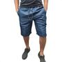 Imagem de Bermuda Cargo Short Masculina 5 Bolsos Elástico Cordão Longa