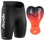 Imagem de Bermuda Ciclismo Forro Gel D80 Preto Mtb Bike Shorts Audi