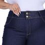 Imagem de Bermuda Ciclista Feminina Jeans Moda Plus Size Gordinha